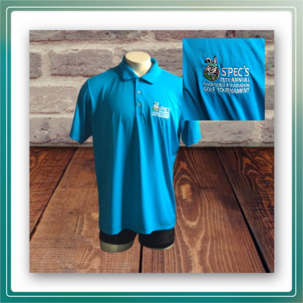 Adidas Specs Charity Golf Tournament Polo Shirt